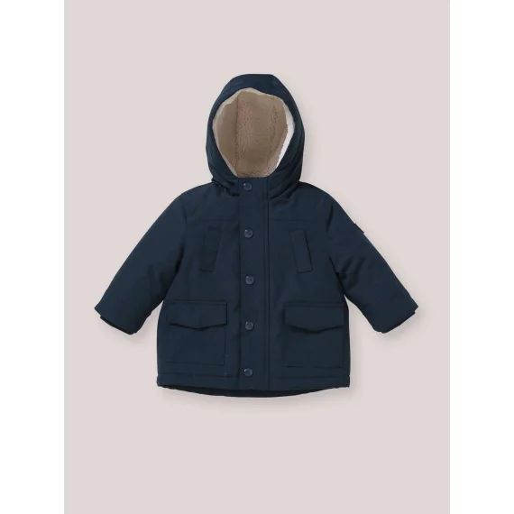 Parka Doublée Sherpa Marine