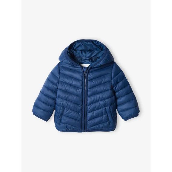 Doudoune light bébé à capuche navy