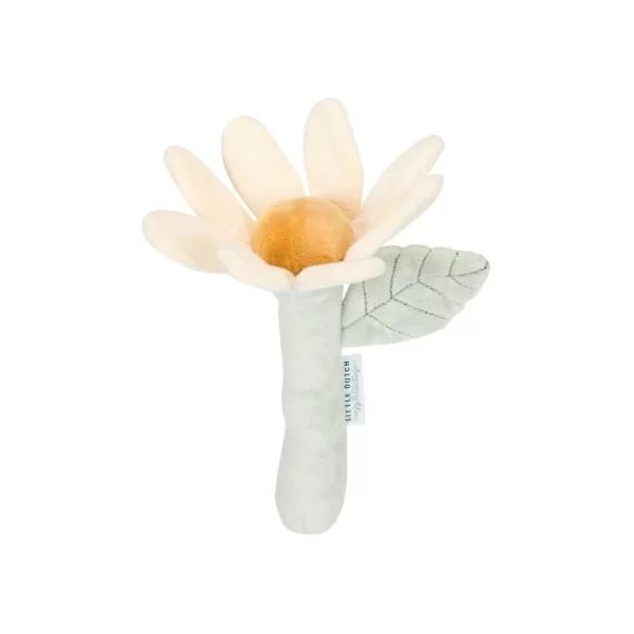 Hochet peluche fleur (17,5 cm)