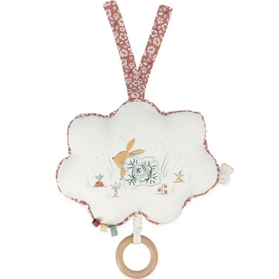 Mobile musical en tissu Mon petit lapin (15 cm)
