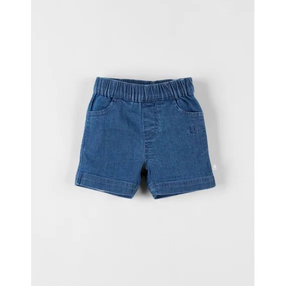 Short Bermuda Denim Bleu