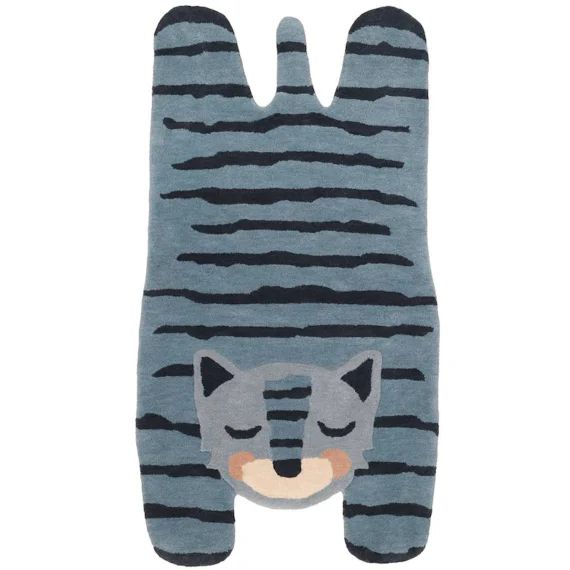 Tapis Chambre Enfant Tigre Blue Tigger Bleu