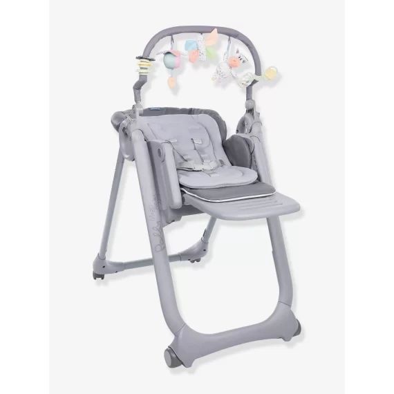 Chaise haute évolutive CHICCO Polly Magic Relax graphite
