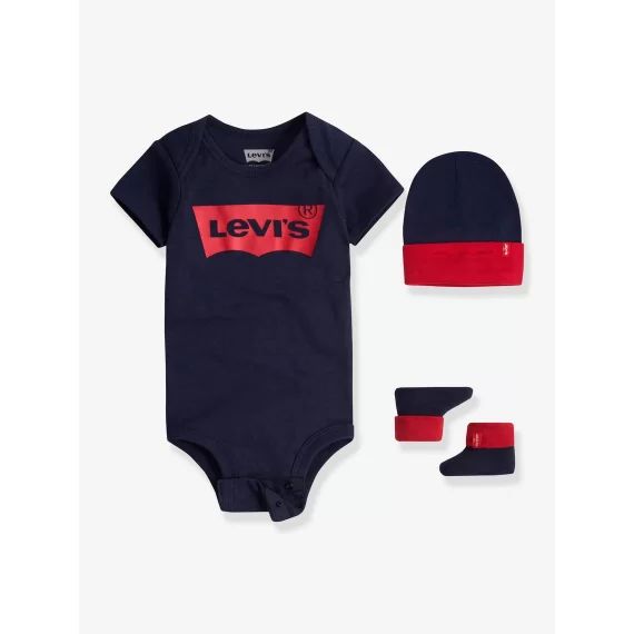 Ensemble 3 pièces bébé Batwin de Levi&rsquo;s® encre