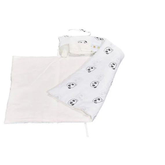 Matelas À Langer Nomade 0. 5x46x68cm En Coton Bio Blanc Blanc