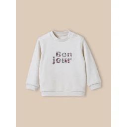 Sweat Lettres En Tissu Liberty En Coton Biologique Avoine Chine