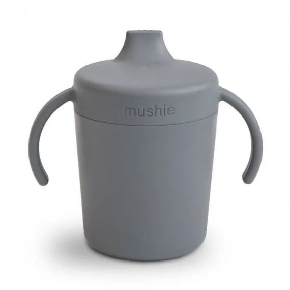 Tasse À Boire Gris Smoke – Verre D&rsquo;apprentissage Bébé – Mushie Gris