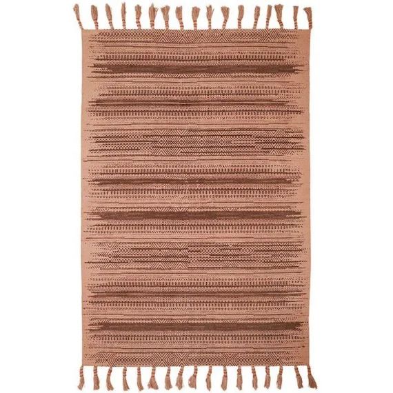 Tapis Enfant Style Bohème Imprimé Loomy – Nattiot Rose