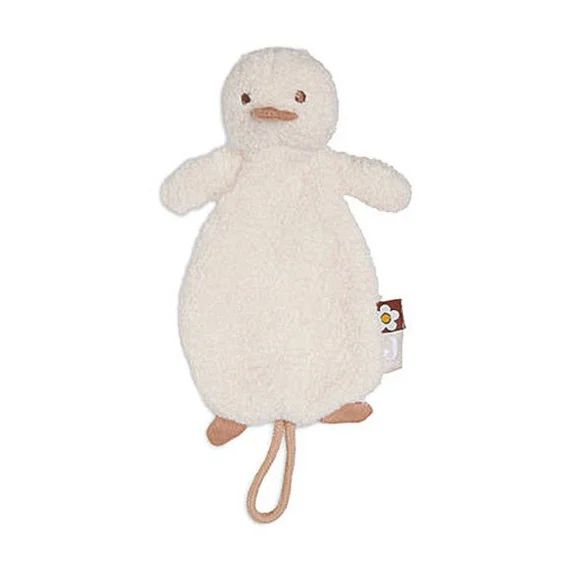 Attache Sucette Doux – Jollein – Spring Garden Duck – Porté Tétine Bébé Blanc