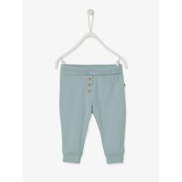 Legging bébé en maille coton stretch vert clair