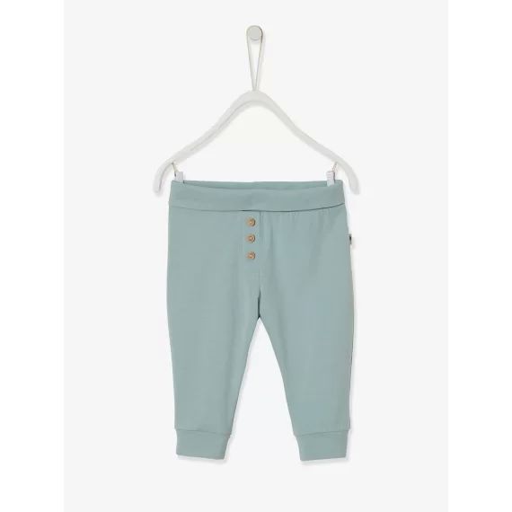 Legging bébé en maille coton stretch vert clair