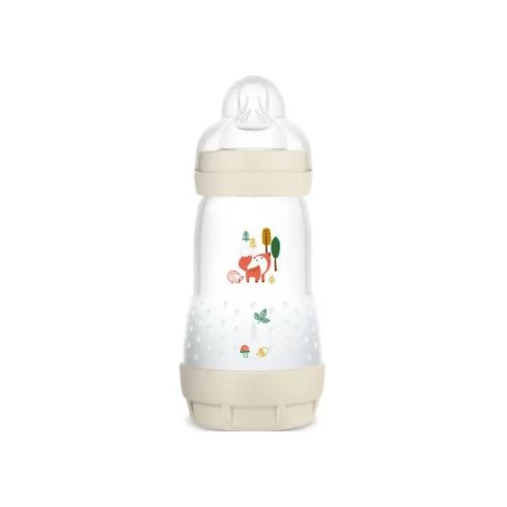 Biberon Easy Start anti-colique Nature Lin – Tétine débit moyen 2 (260ml)