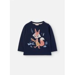 T-shirt Tricot Basic Bleu