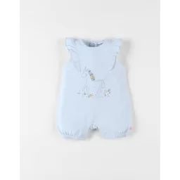 Combishort Licorne En Jersey Bleu