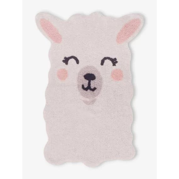 Tapis Coton lavable Smile like a Lama LORENA CANALS écru