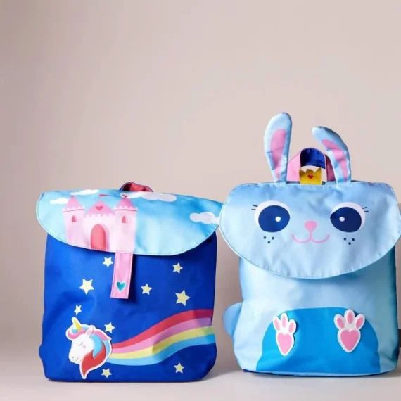 Grand Sac À Dos Licorne Bleu – Draeger Paris bleu
