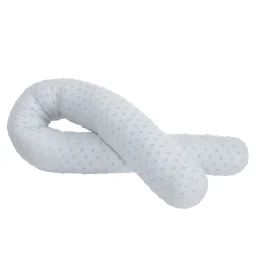 Coussin D’allaitement En Coton Bio Lil Planet Bleu Clair/ Bleu Ciel