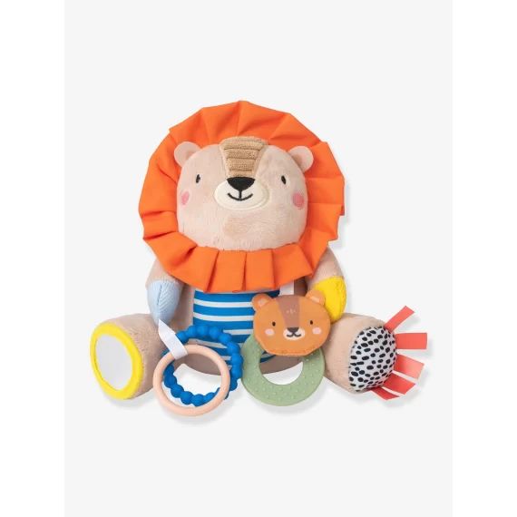 Peluche d&rsquo;activités Lion – TAF TOYS orange