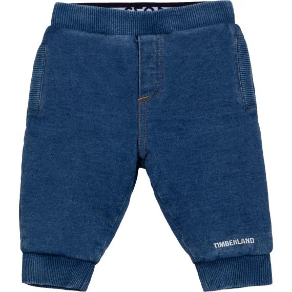 Jean façon jogging en maille Garçon Bleu