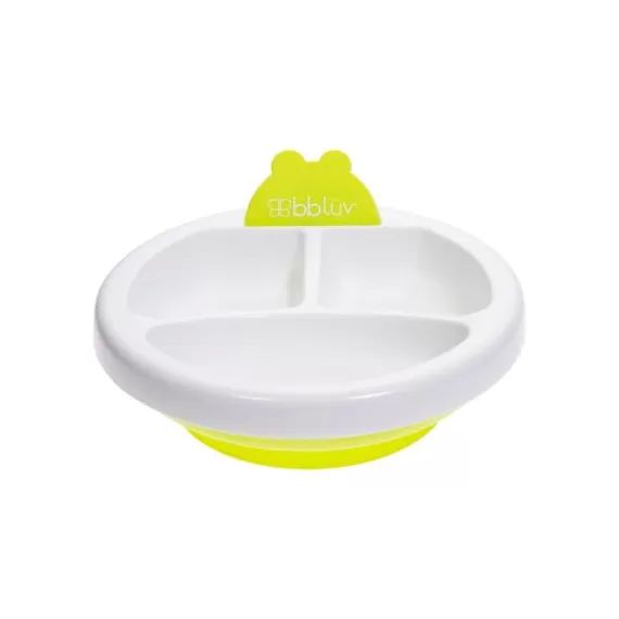 Assiette chauffante pour bébé Platö lime