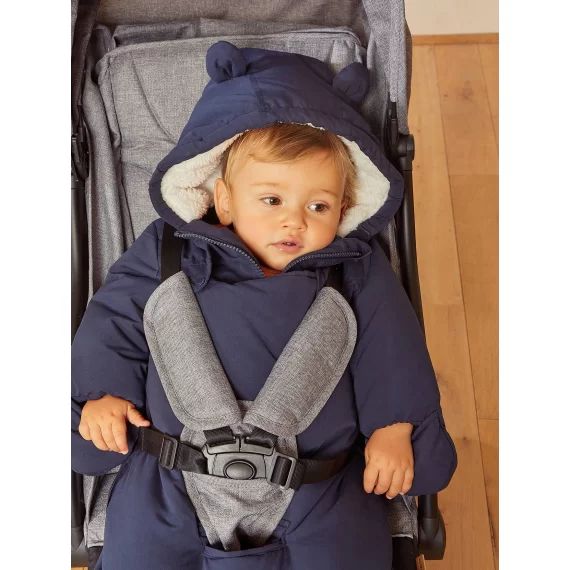Combi-pilote 2 en 1 bébé chancelière encre