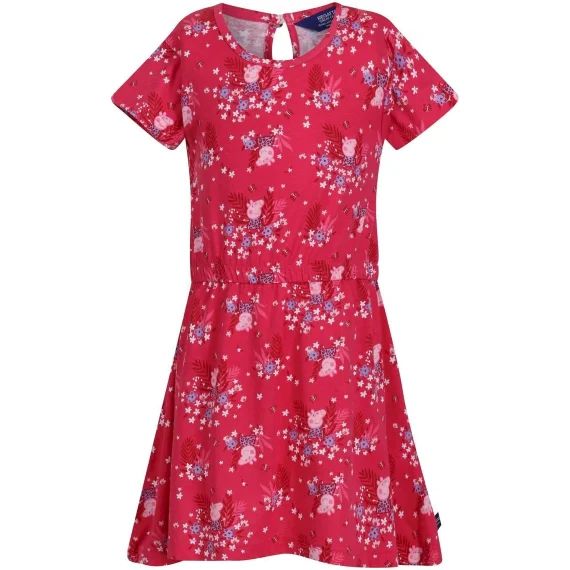 Robe Décontractée Bébé Coton Peppa Pig Rose Bonbon
