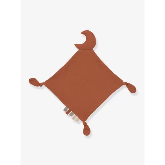 Doudou en coton bio GOTS ELHÉE rouge