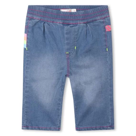 Pantalon en denim léger Fille Bleu