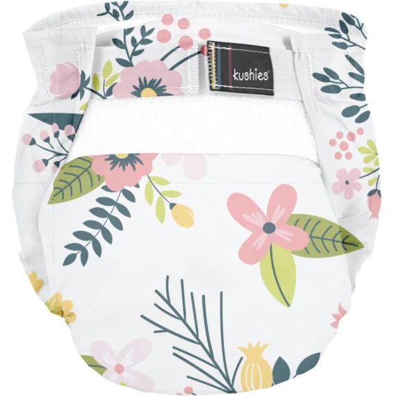 Couche lavable TE1 Fleur (0-4 kg)