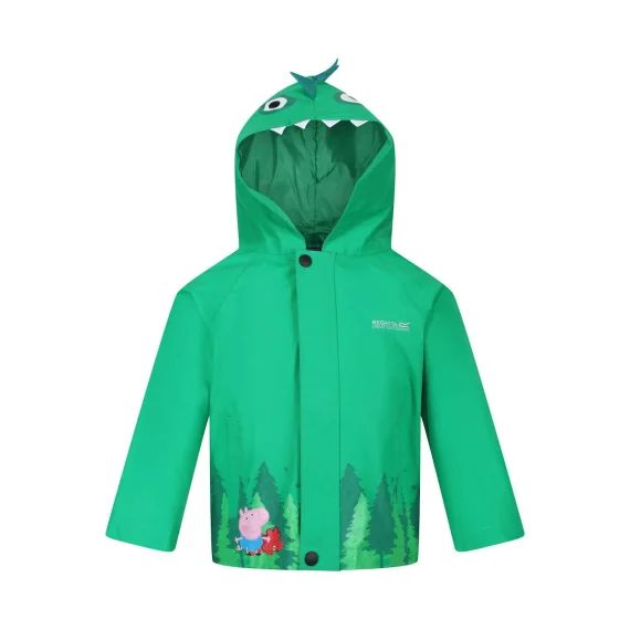 Veste Imperméable Polyester Peppa Pig Vert Jade
