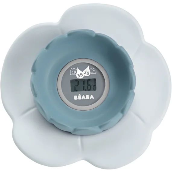Thermomètre de bain Lotus green blue