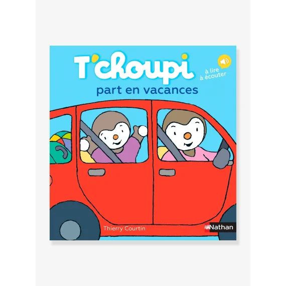 Livre T&rsquo;choupi part en vacances NATHAN multico
