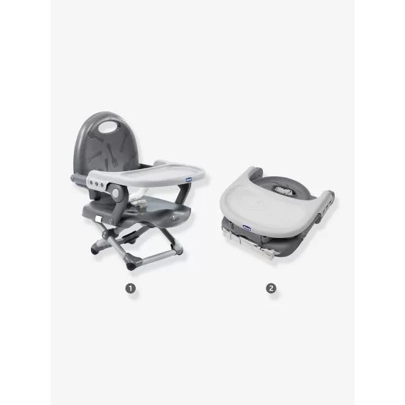Rehausseur de chaise Pocket Snack CHICCO gris