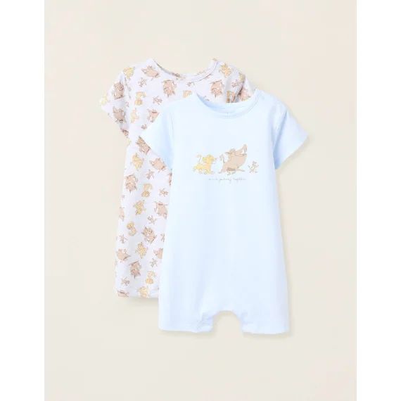 Pack 2 Pyjamas Combishorts Multicolore