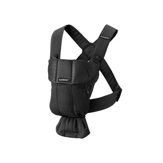 Porte-bébé Mini en Mesh 3D noir