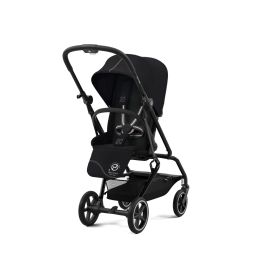 Poussette Cybex Eezy S Twist PLUS 2 – Châssis Black/ Siège Moon Black (2022)