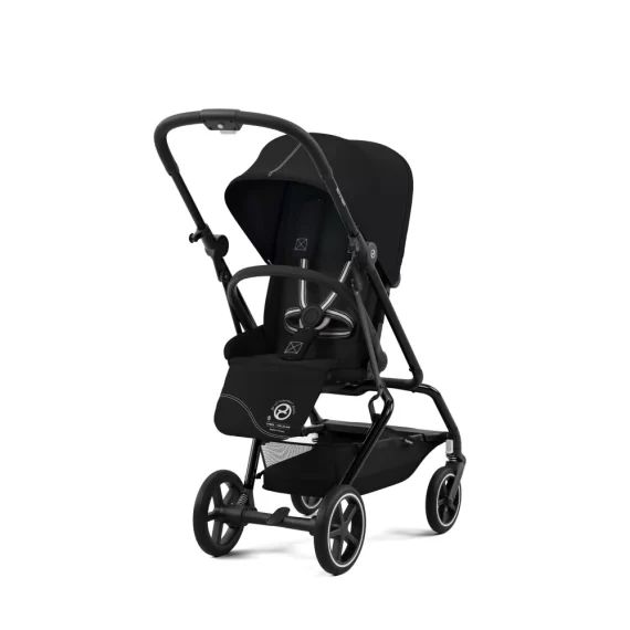 Poussette Cybex Eezy S Twist PLUS 2 – Châssis Black/ Siège Moon Black (2022)