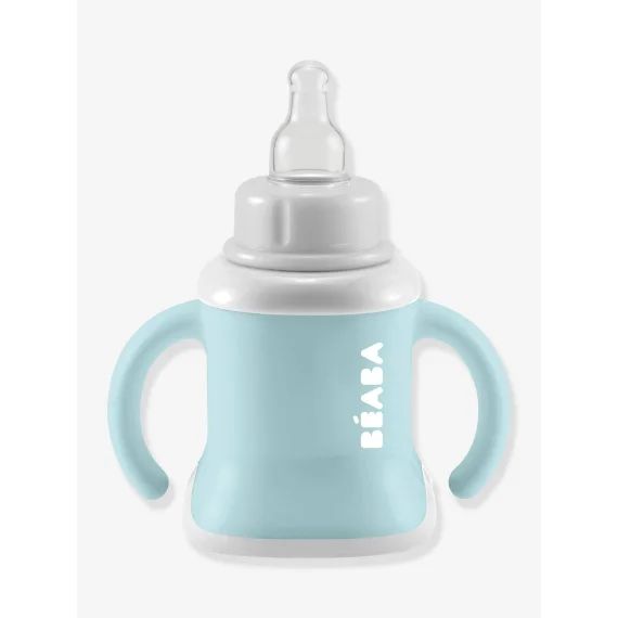 Tasse d&rsquo;apprentissage BEABA &lsquo;Evoluclip&rsquo; 3 en 1 airy green