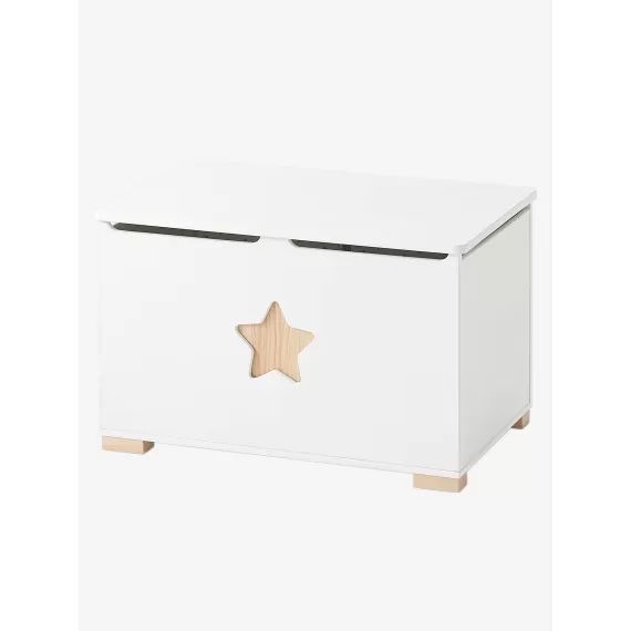 Coffre à jouets LIGNE GRANDE OURSE blanc / bois