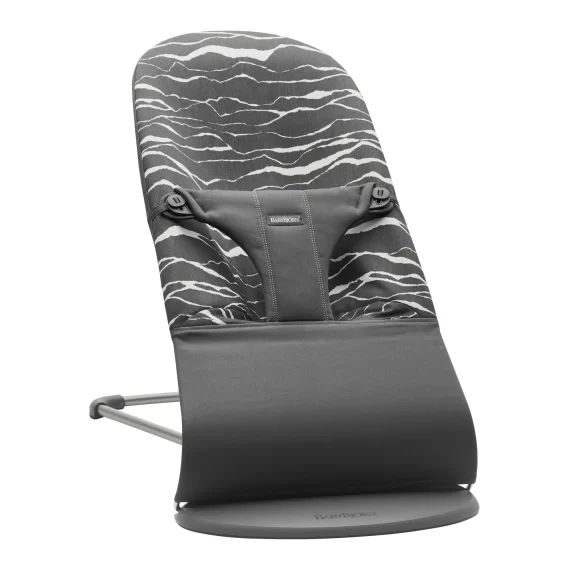 Transat Bliss – Gris anthracite/Imprimé paysage / Coton / Gris foncé