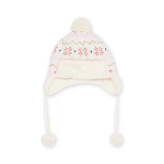 Bonnet À Pompon – Ecru