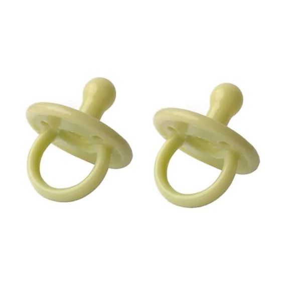 Lot De 2 Sucettes En Silicone Vert Pistache