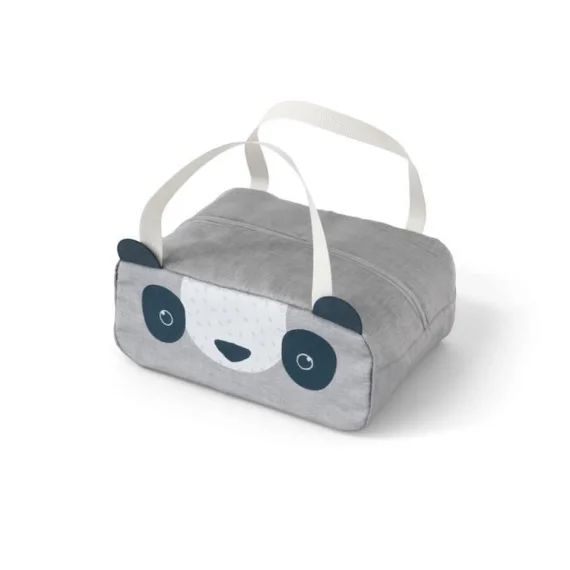 Monbento – Sac Isothrme – Compatible Plateau Repas Compartimenté – Idéal Pour Ecole/parc – Mb Wonder Travel Bleu Panda Blanc