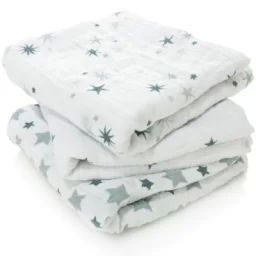 Lot de 3 langes Musy étoile Twinkle (70 x 70 cm)
