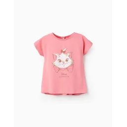 T-shirt En Coton À Volants Princesses Rose Clair