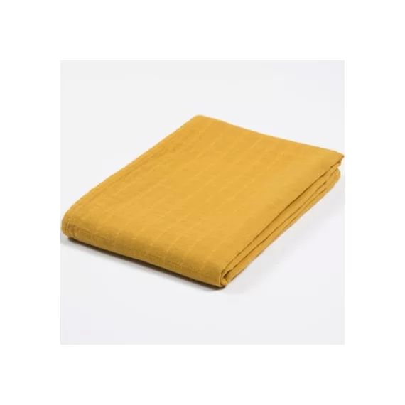 Maxi lange en coton bio Miel (120 x 120 cm)