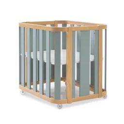 Berceau Ovale Pour Bébé Vert Eucalyptus