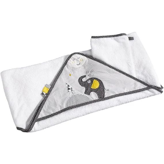 Cape de bain et gant de toilette Babyfan (75 x 75 cm)