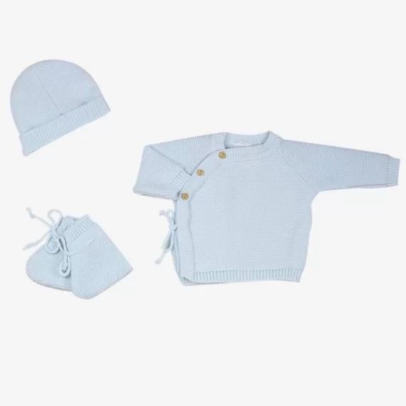 Trousseau de naissance bleu