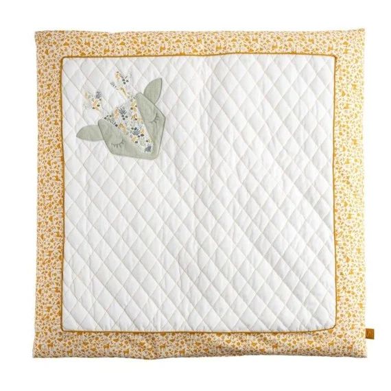 Grand tapis 100×100 cm en coton blanc blanc